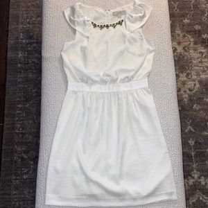 Loft white dress